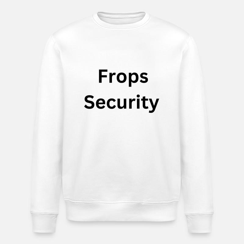 Frops Security - Stanley/Stella ROLLER Unisex Organic Sweatshirt - white
