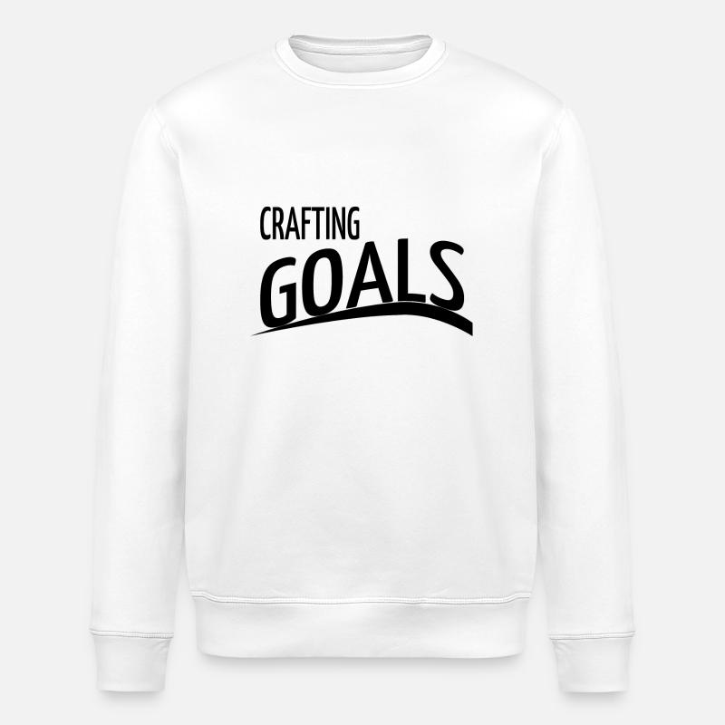 Creative Community Soccer Leagues Statement - Stanley/Stella ROLLER Unisex Organic Sweatshirt - white