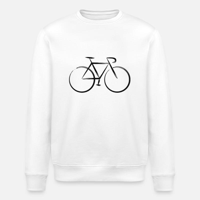 Wasserzeichen schwarz - Stanley/Stella Unisex Bio-Sweatshirt ROLLER - Weiß