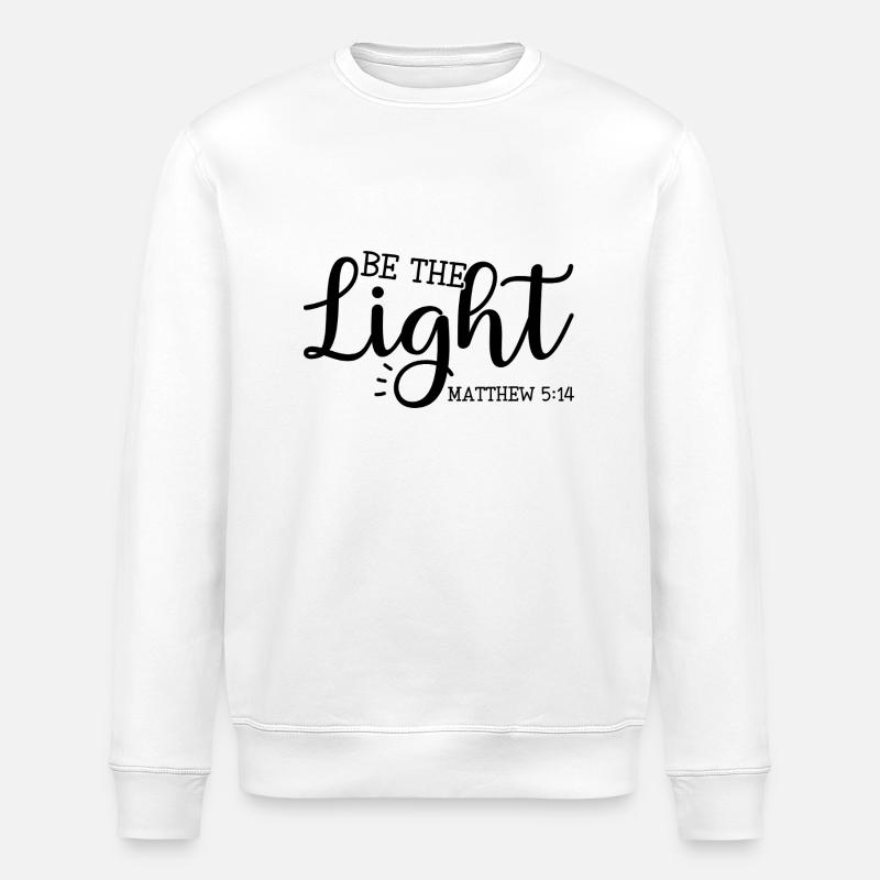 Lumière du monde - Sweat bio ROLLER Stanley/Stella Unisexe - blanc