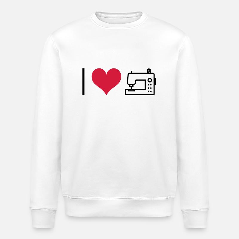 Machine à coudre - Sweat bio ROLLER Stanley/Stella Unisexe - blanc