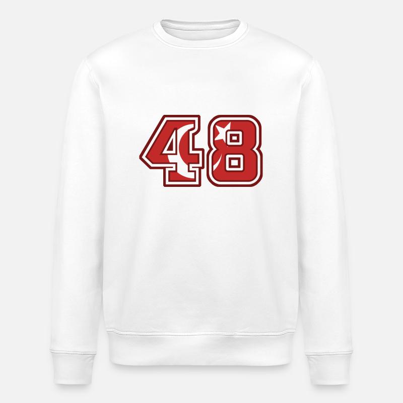 Muğla - Stanley/Stella ROLLER Unisex Organic Sweatshirt - white