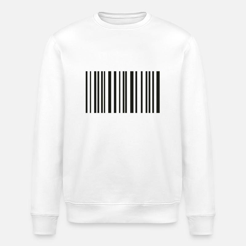 barcode - Stanley/Stella Unisex Bio-Sweatshirt ROLLER - Weiß
