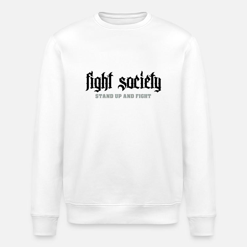 Fight - Stanley/Stella Unisex Bio-Sweatshirt ROLLER - Weiß
