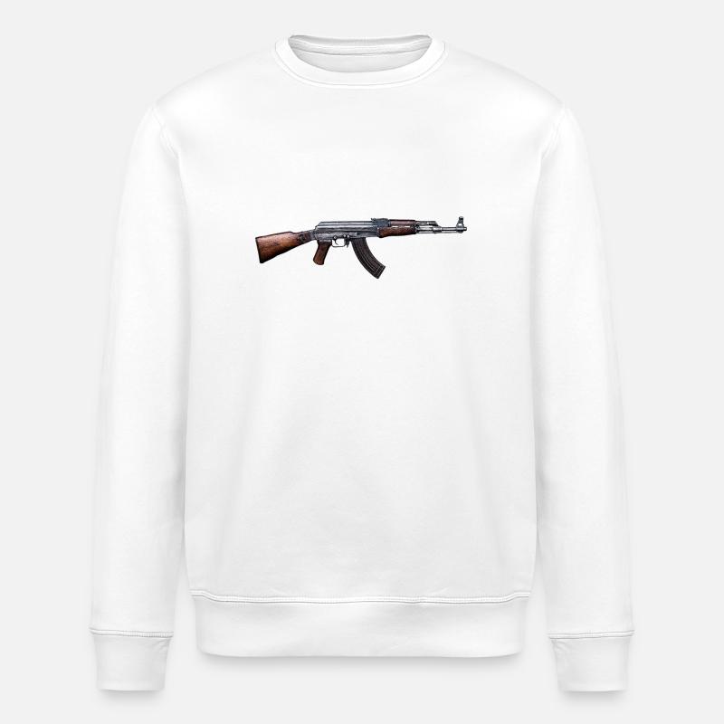 AK-47 - Stanley/Stella Unisex Bio-Sweatshirt ROLLER - Weiß