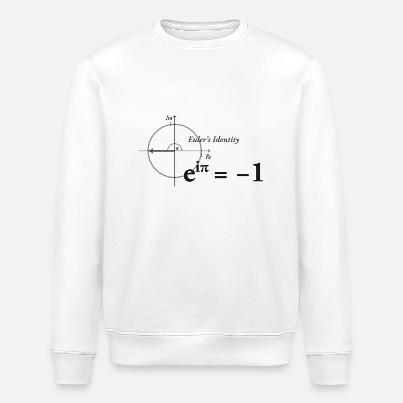 Formule mathématique d'Euler - Sweat bio ROLLER Stanley/Stella Unisexe - blanc