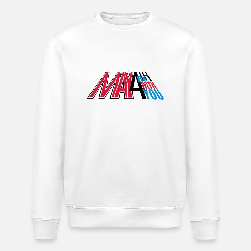 may4th_vec_3 de - Stanley/Stella Unisex Bio-Sweatshirt ROLLER - Weiß