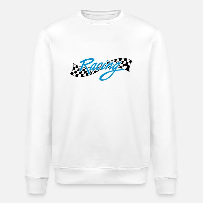Racing - Stanley/Stella Unisex Bio-Sweatshirt ROLLER - Weiß