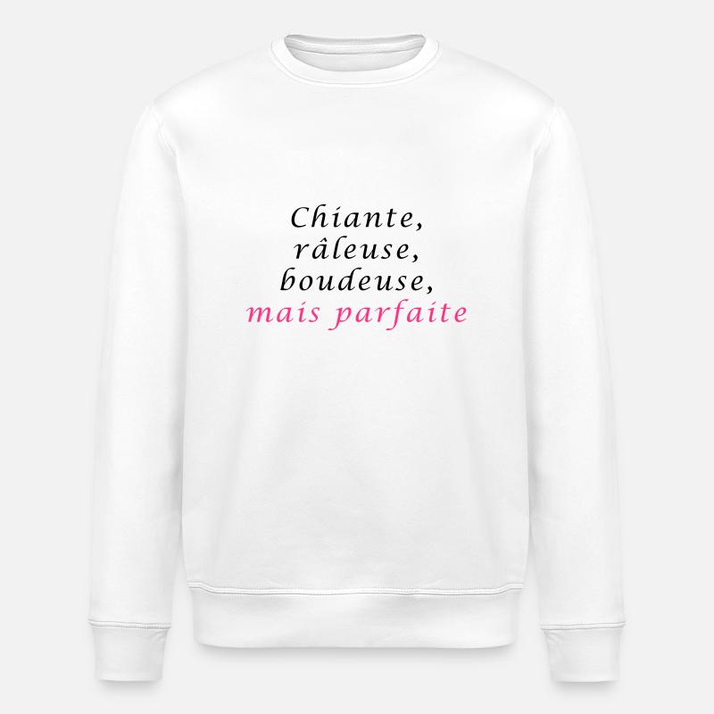 chiante - Sweat bio ROLLER Stanley/Stella Unisexe - blanc