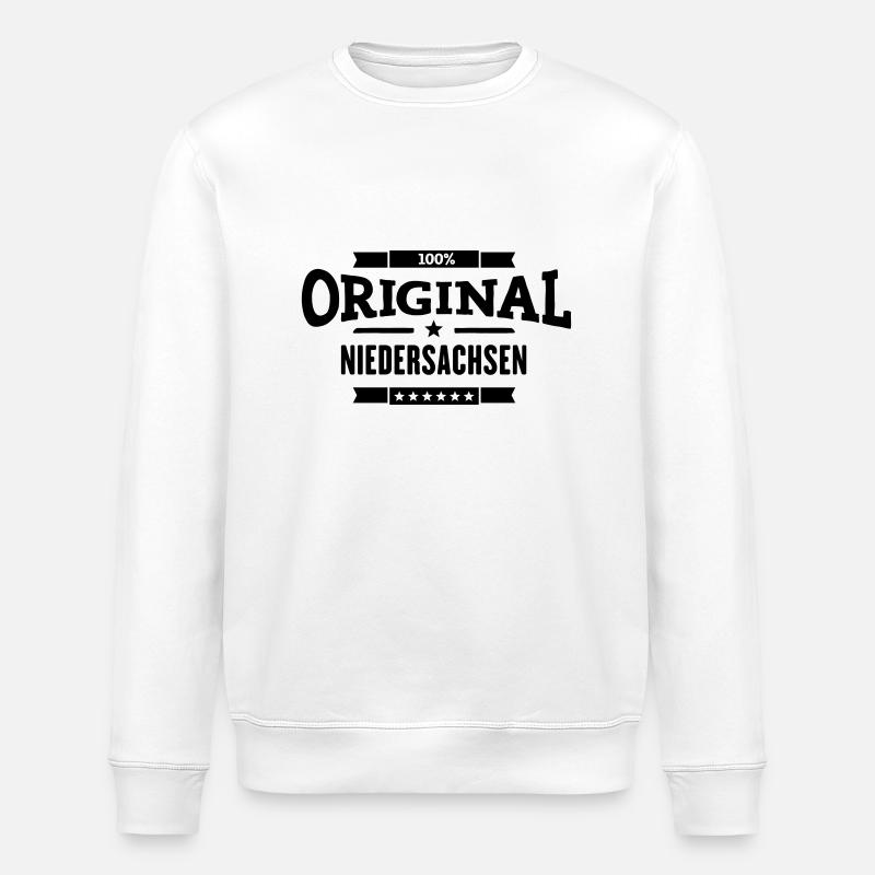 Original Niedersachsen - Stanley/Stella Unisex Bio-Sweatshirt ROLLER - Weiß