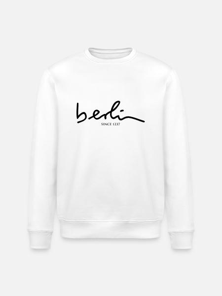 Berlin - Stanley/Stella Unisex Bio-Sweatshirt ROLLER - Weiß