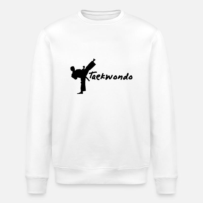 taekwondo1 - Sweat bio ROLLER Stanley/Stella Unisexe - blanc