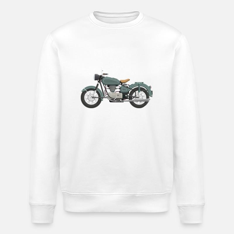 moto - Sweat bio ROLLER Stanley/Stella Unisexe - blanc