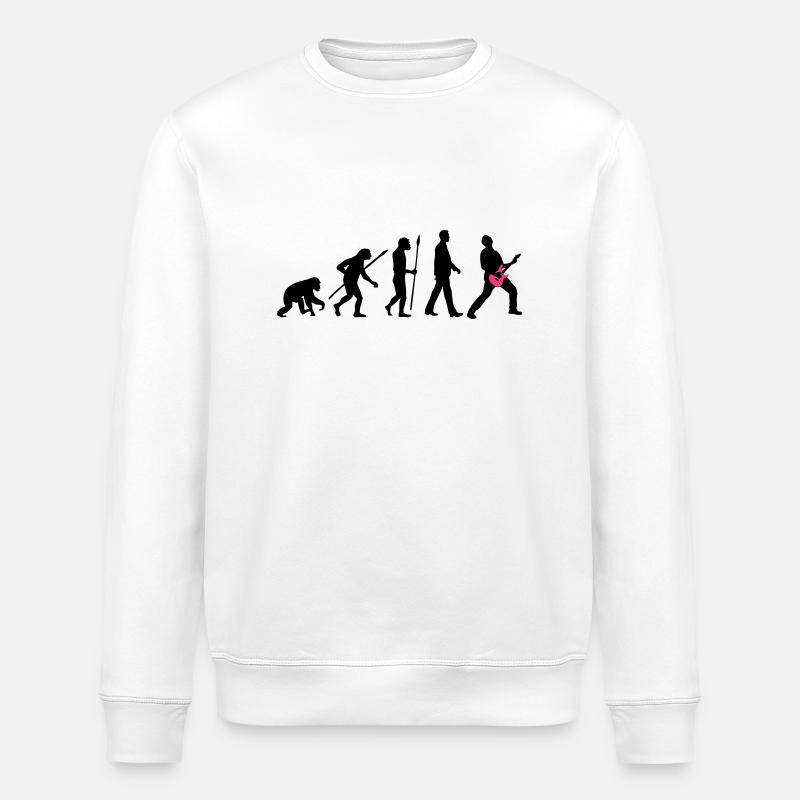evolution_rocks_032012_d_2c - Stanley/Stella Unisex Bio-Sweatshirt ROLLER - Weiß