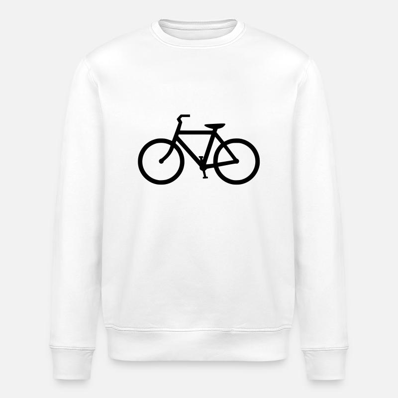 fahrrad - Stanley/Stella Unisex Bio-Sweatshirt ROLLER - Weiß