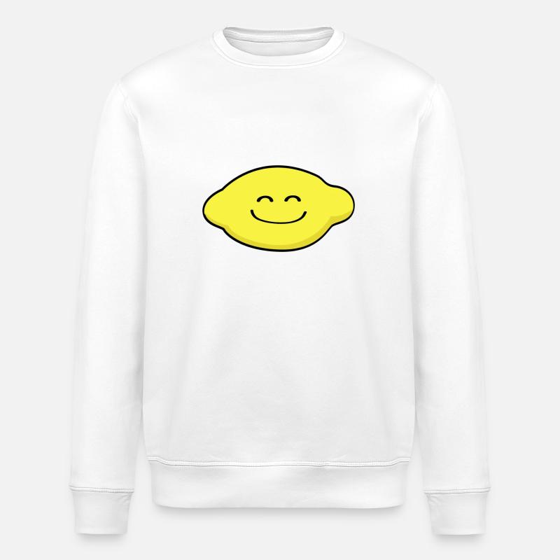 Zitrone - Stanley/Stella Unisex Bio-Sweatshirt ROLLER - Weiß