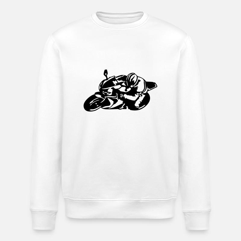 cb41_1000r - Sweat bio ROLLER Stanley/Stella Unisexe - blanc