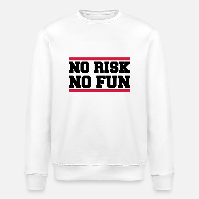 no_risk_no_fun_ay2 - Stanley/Stella Unisex Bio-Sweatshirt ROLLER - Weiß