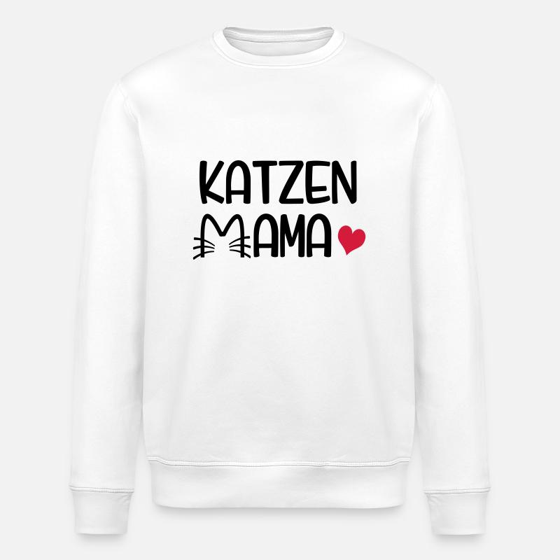 Chats Maman - Sweat bio ROLLER Stanley/Stella Unisexe - blanc