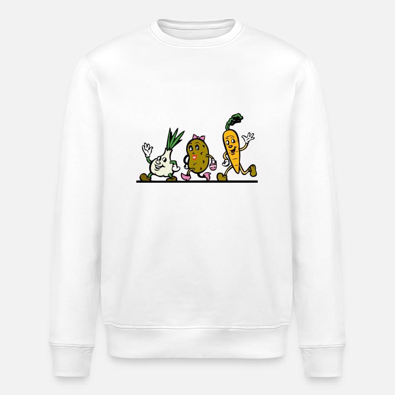 vegetables 29063 1280 - Stanley/Stella Unisex Bio-Sweatshirt ROLLER - Weiß
