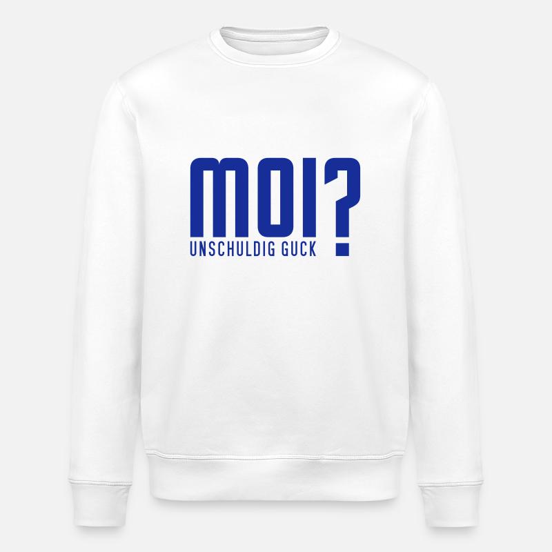 MOI? peep innocent - Sweat bio ROLLER Stanley/Stella Unisexe - blanc