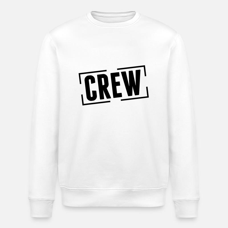 crew_design_bs1 - Stanley/Stella Unisex Bio-Sweatshirt ROLLER - Weiß