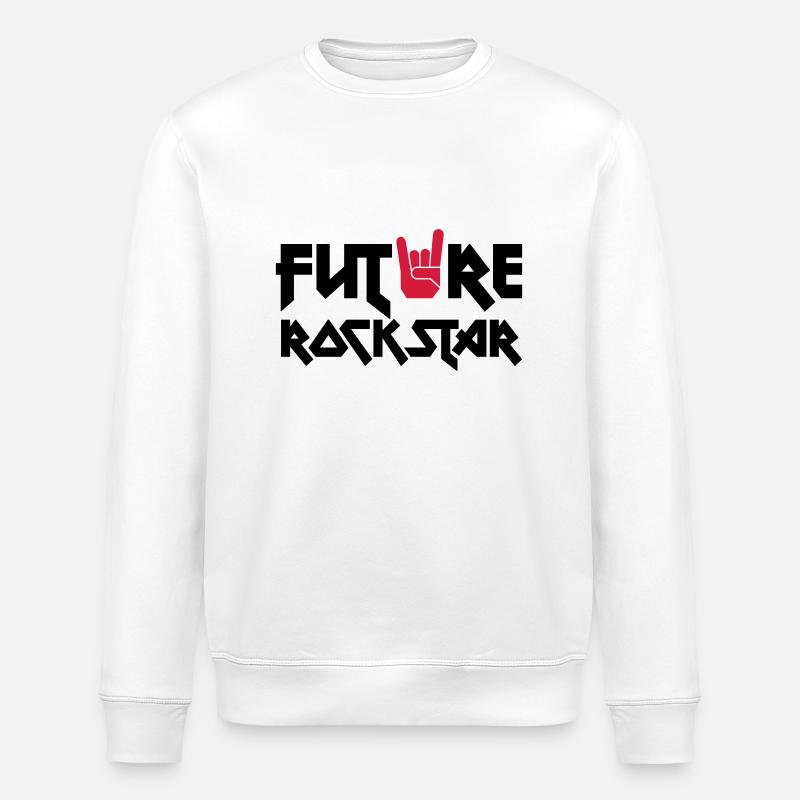 future rock star - Sweat bio ROLLER Stanley/Stella Unisexe - blanc