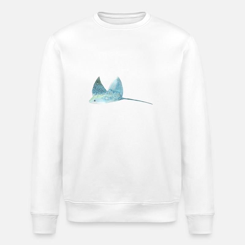 Rochen - Stanley/Stella Unisex Bio-Sweatshirt ROLLER - Weiß