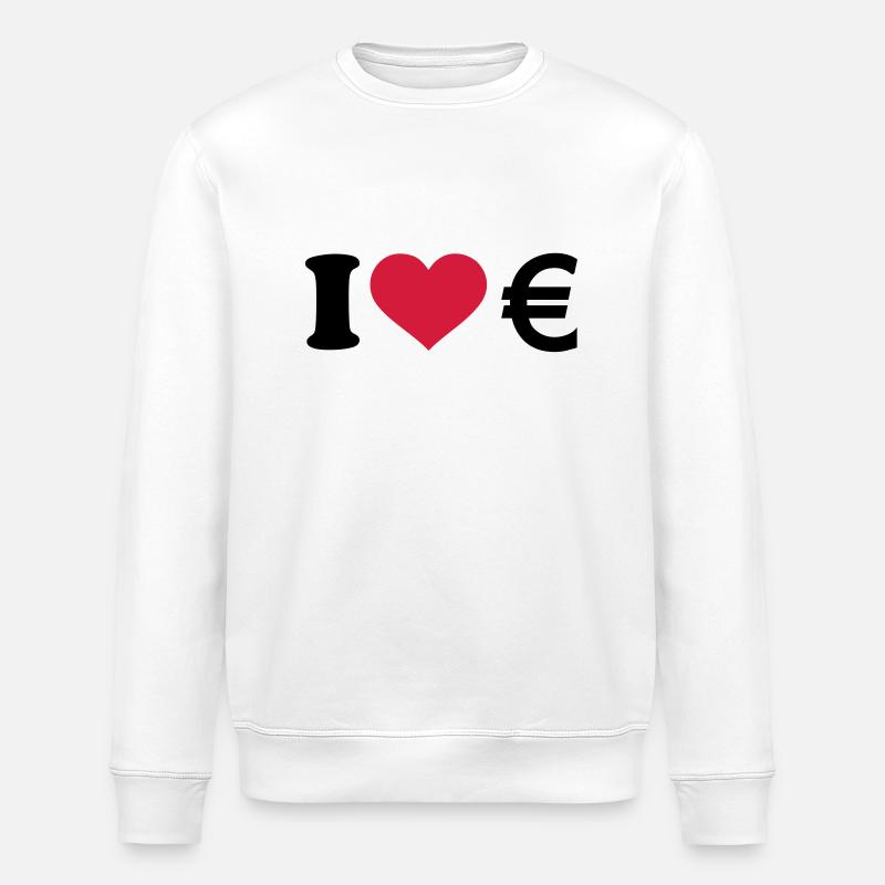 Euro - Stanley/Stella Unisex Bio-Sweatshirt ROLLER - Weiß