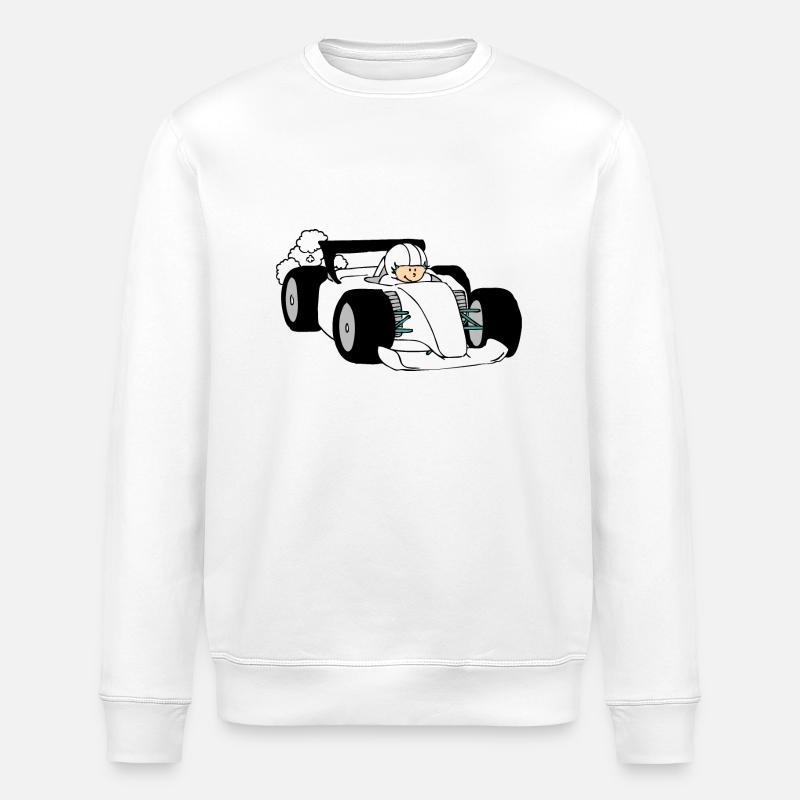 Formula Race car - Sweat bio ROLLER Stanley/Stella Unisexe - blanc