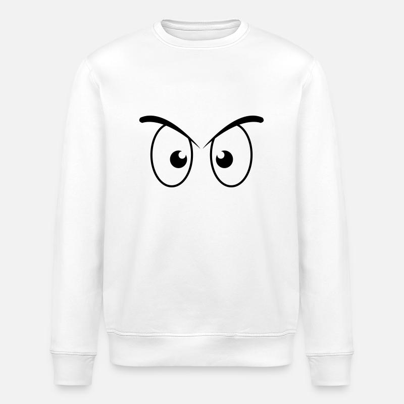 augen02 - Sweat bio ROLLER Stanley/Stella Unisexe - blanc