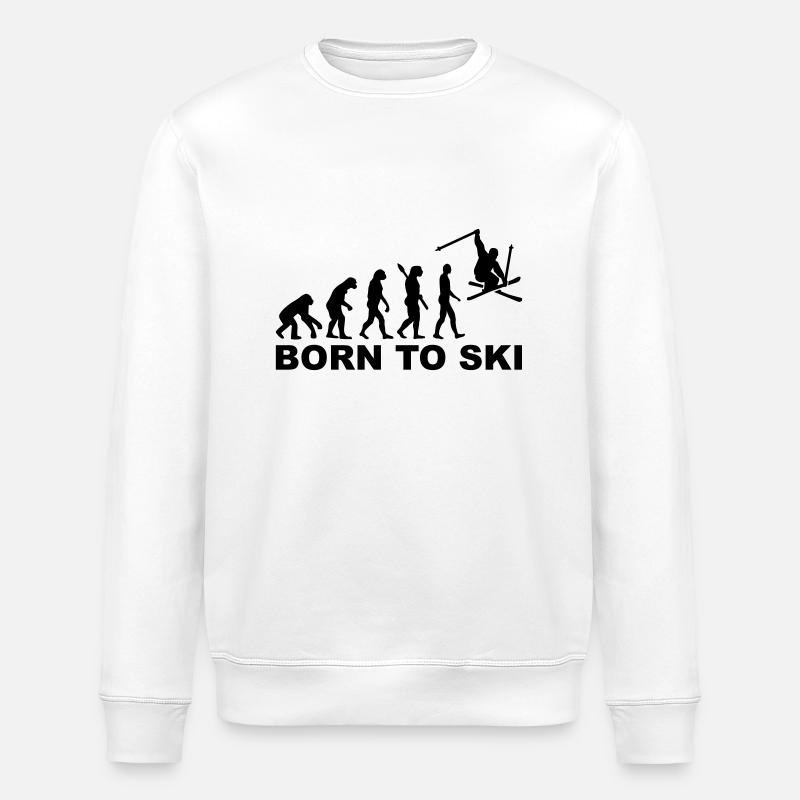Ski - Stanley/Stella Unisex Bio-Sweatshirt ROLLER - Weiß