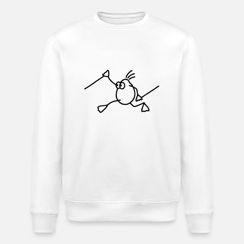 Walking running - Stanley/Stella Unisex Bio-Sweatshirt ROLLER - Weiß