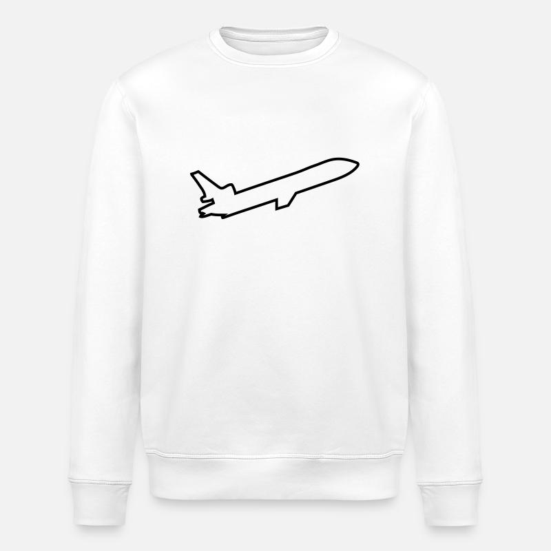 Flugzeut Jet Pilot - Stanley/Stella Unisex Bio-Sweatshirt ROLLER - Weiß