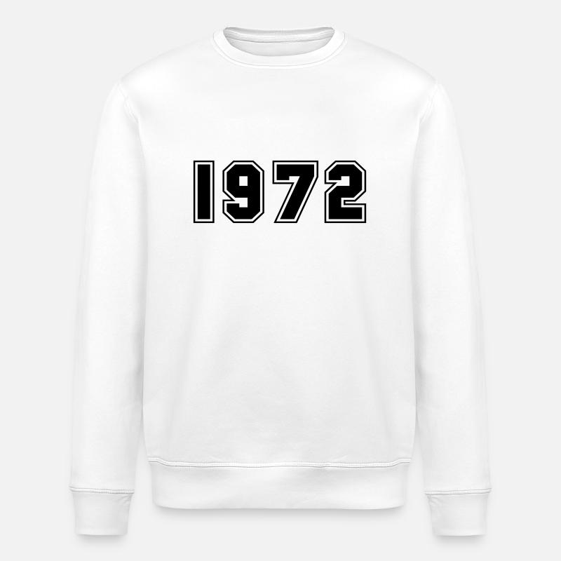 1972 - Stanley/Stella ROLLER Unisex Organic Sweatshirt - white
