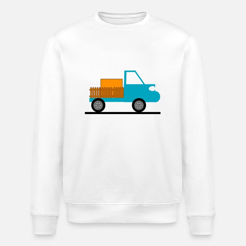 Truck - Stanley/Stella Unisex Bio-Sweatshirt ROLLER - Weiß
