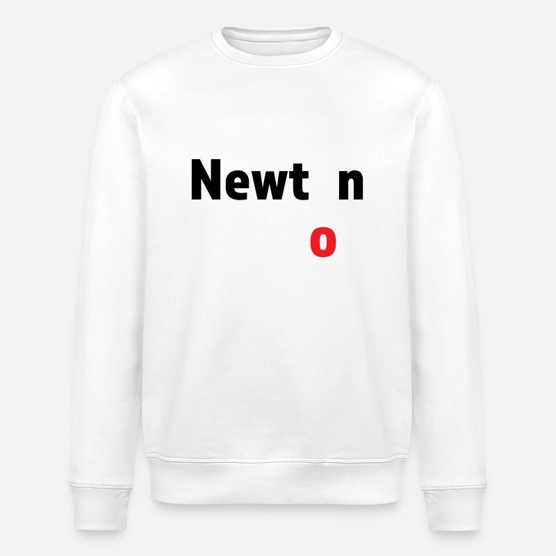 Newton - Wissenschaft - Stanley/Stella Unisex Bio-Sweatshirt ROLLER - Weiß