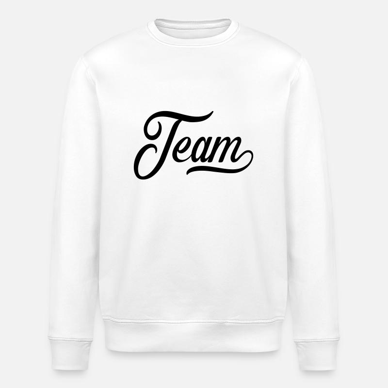 team - Stanley/Stella ROLLER Unisex Organic Sweatshirt - white