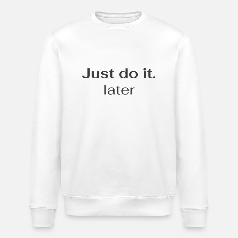 later - Stanley/Stella ROLLER Unisex Organic Sweatshirt - white