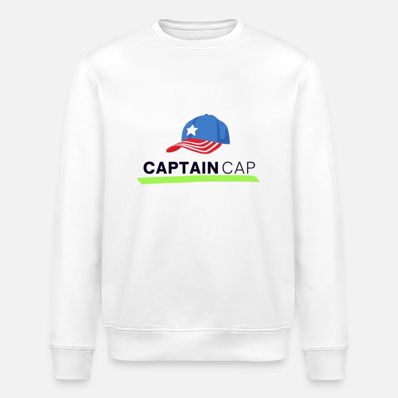 CaptainCap - Stanley/Stella Unisex Bio-Sweatshirt ROLLER - Weiß