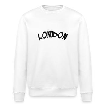 London - Great Britain - England - Stanley/Stella Unisex Bio-Sweatshirt ROLLER - Weiß - Vorne - Nik (191cm)