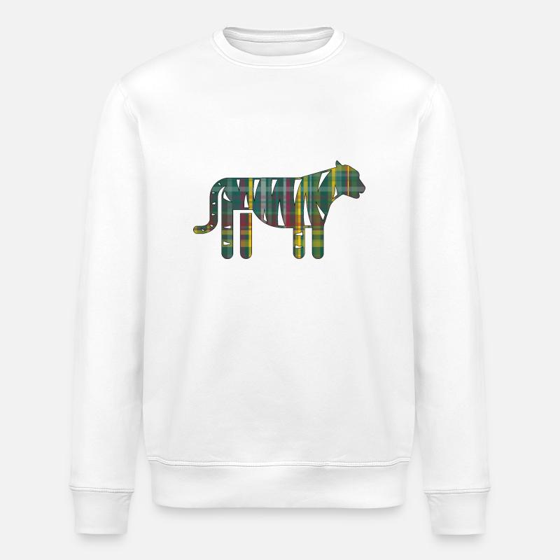 Tiger - Stanley/Stella Unisex Bio-Sweatshirt ROLLER - Weiß