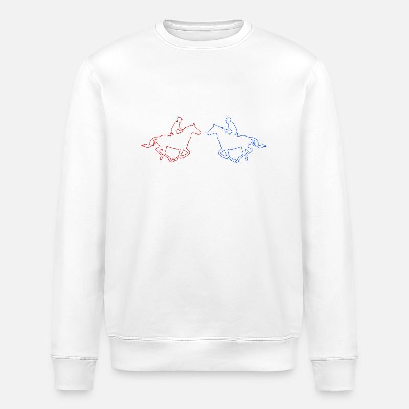 reiter 2 - Stanley/Stella Unisex Bio-Sweatshirt ROLLER - Weiß