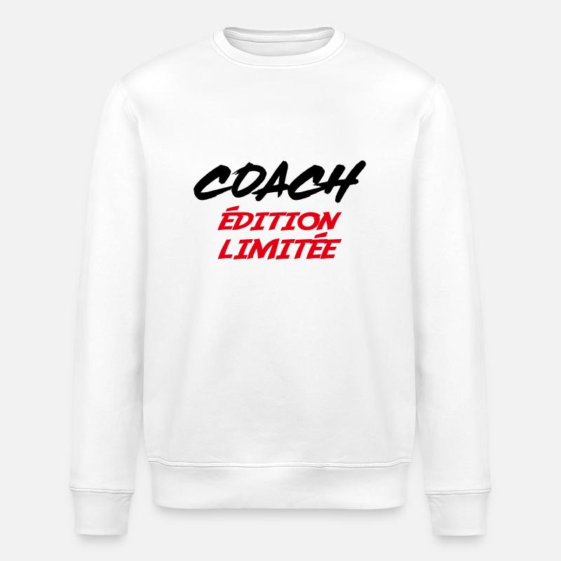 COACH Limited Edition - Stanley/Stella ROLLER Unisex Organic Sweatshirt - white