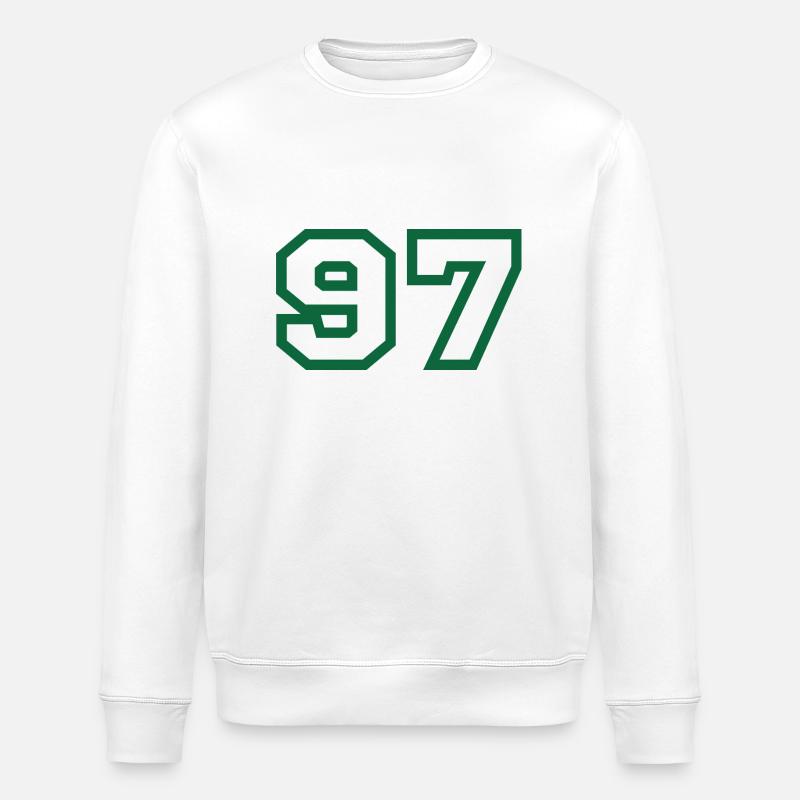 Numéro 97 sport - Sweat bio ROLLER Stanley/Stella Unisexe - blanc