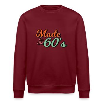 made in the 60s - Stanley/Stella ROLLER Unisex Organic Sweatshirt - white - Front - Nik (191cm)
