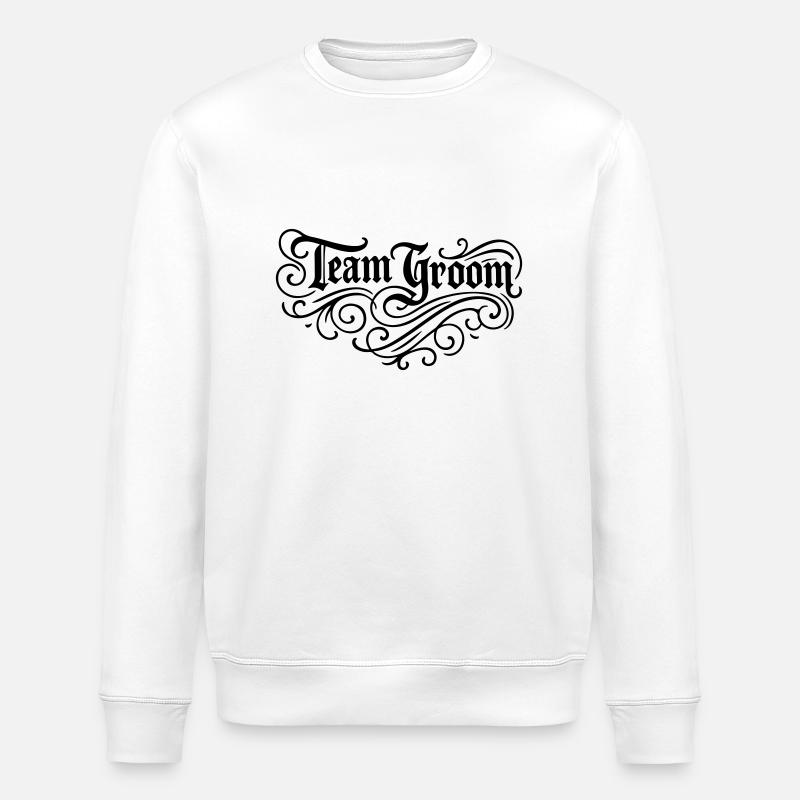 Team Groom - Stanley/Stella Unisex Bio-Sweatshirt ROLLER - Weiß