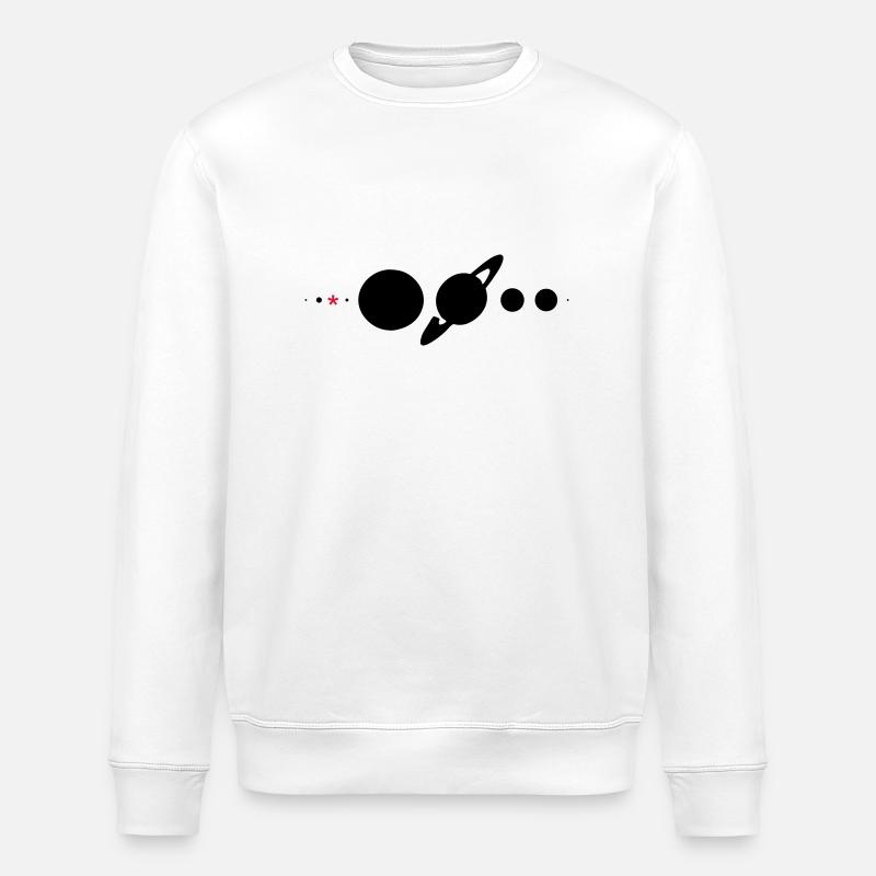 Sonnensystem* - Stanley/Stella Unisex Bio-Sweatshirt ROLLER - Weiß