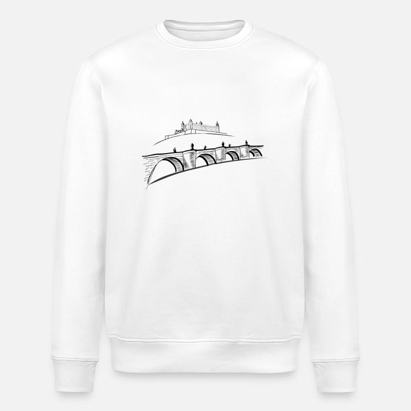 Brückenschoppen - Stanley/Stella Unisex Bio-Sweatshirt ROLLER - Weiß