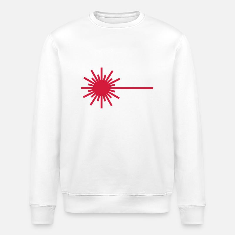 Laser-svg - Stanley/Stella Unisex Bio-Sweatshirt ROLLER - Weiß